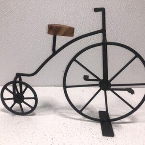 Bicycle Decor Wood & Metal Handmade Home Office Accents 10.5 x 5